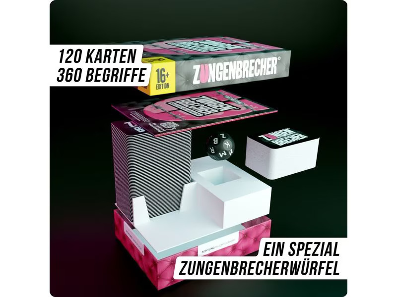 Denkriesen Partyspiel Zungenbrecher - «Raus mit der Sprache» -DE-