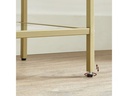 VASAGLE Regal 30 cm x 124.5 cm, Gold