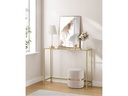 VASAGLE Konsolentisch 80 cm x 100 cm, Gold