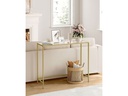 VASAGLE Konsolentisch 80 cm x 100 cm, Gold