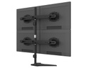 Multibrackets Tischständer EX Kit Dual bis 48 kg – Schwarz