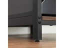 Songmics Tisch LWD55X Vintagebraun-Schwarz