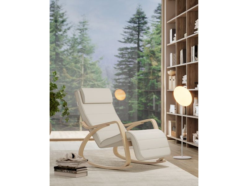 Songmics Stuhl 91 cm x 115 cm, Beige