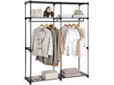 Songmics Regal Grau, 43 cm (B) x 174 cm (H) x 140 cm