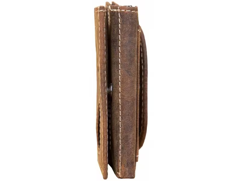 Alpenleder Portemonnaie Pocket Old Havanna