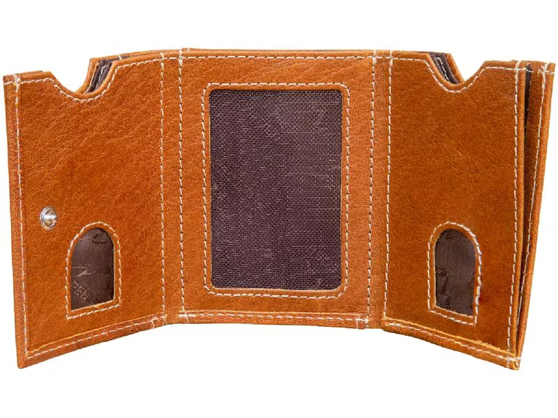 Alpenleder Portemonnaie Pocket Cognac