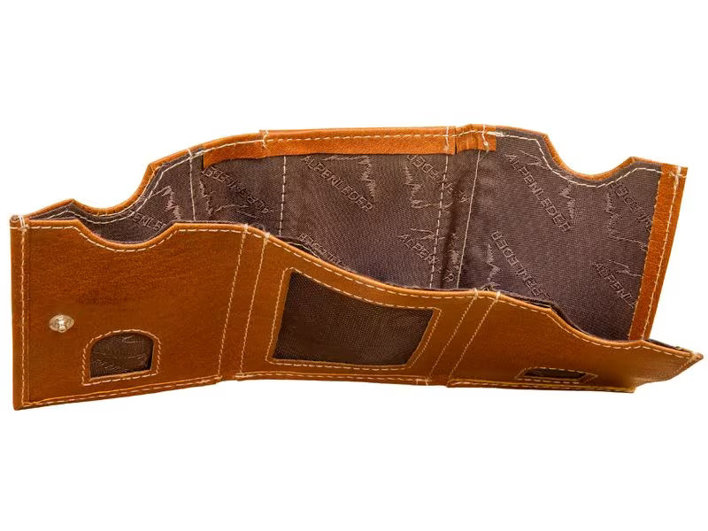 Alpenleder Portemonnaie Pocket Cognac