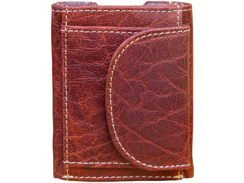 Alpenleder Portemonnaie Pocket Brandy