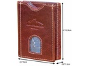 Alpenleder Portemonnaie Pocket Brandy