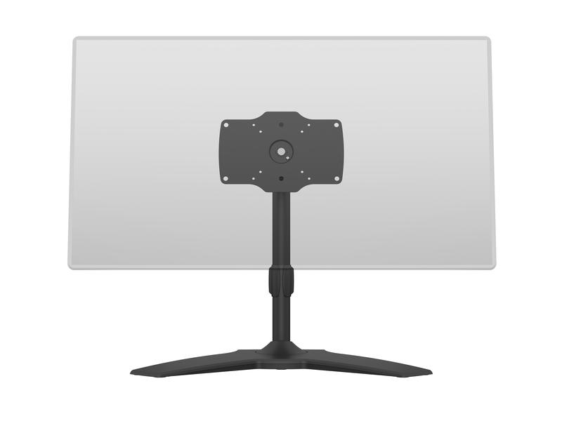 Multibrackets Tischständer Single bis 15 kg – Schwarz
