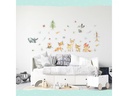 Papierdrachen Wandtattoo-Set Waldtiere