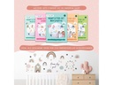 Papierdrachen Wandtattoo-Set Regenbogen