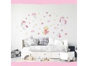 Papierdrachen Wandtattoo-Set Einhorn