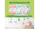 Papierdrachen Wandtattoo-Set Dinosaurier