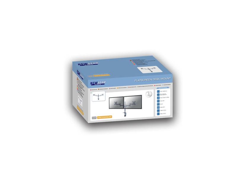 NewStar Tischhalterung FPMA-D1330DSILVER bis 18 kg – Silber