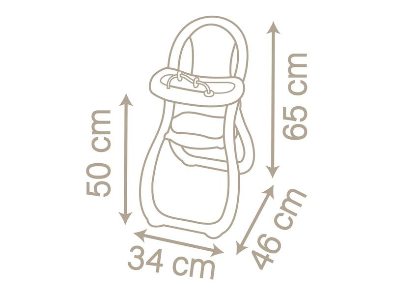 Smoby Puppenzubehör Baby Nurse Hochstuhl