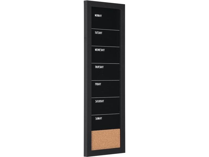 Bi-Office Minikreidetafel Wochenplaner 90 x 30 cm