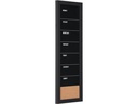 Bi-Office Minikreidetafel Wochenplaner 90 x 30 cm