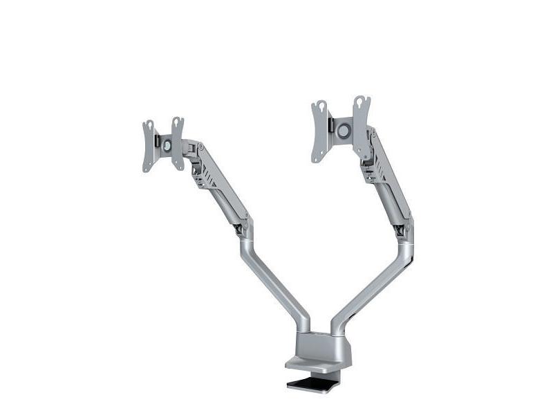 NewStar Tischhalterung FPMA-D750DSILVER bis 16 kg – Silber