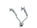 NewStar Tischhalterung FPMA-D750DSILVER bis 16 kg – Silber