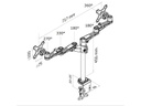 NewStar Tischhalterung FPMA-D935D bis 12 kg – Silber