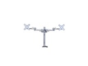 NewStar Tischhalterung FPMA-D935DG bis 12 kg – Silber
