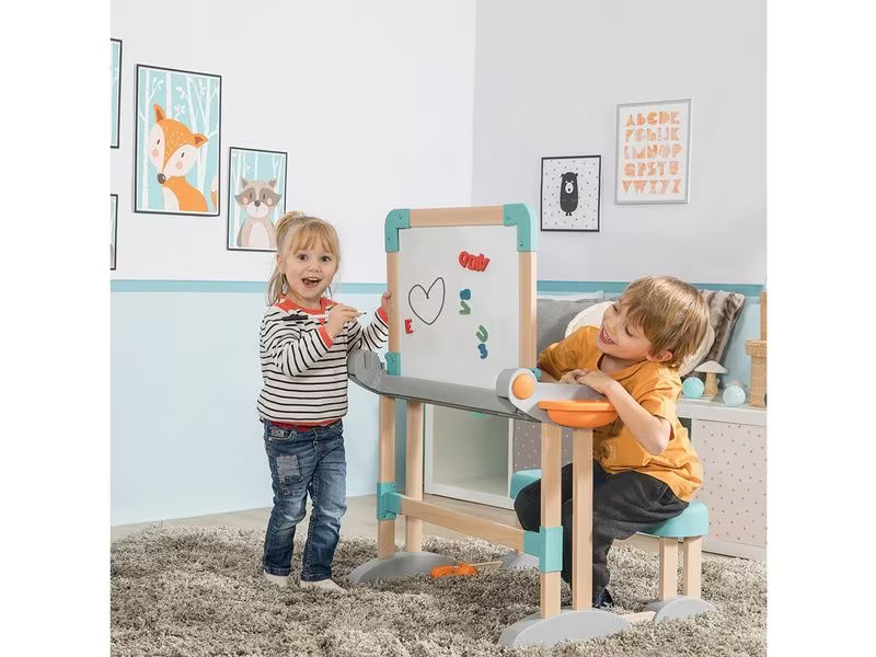 Smoby Holzschchreibtisch 2-in-1