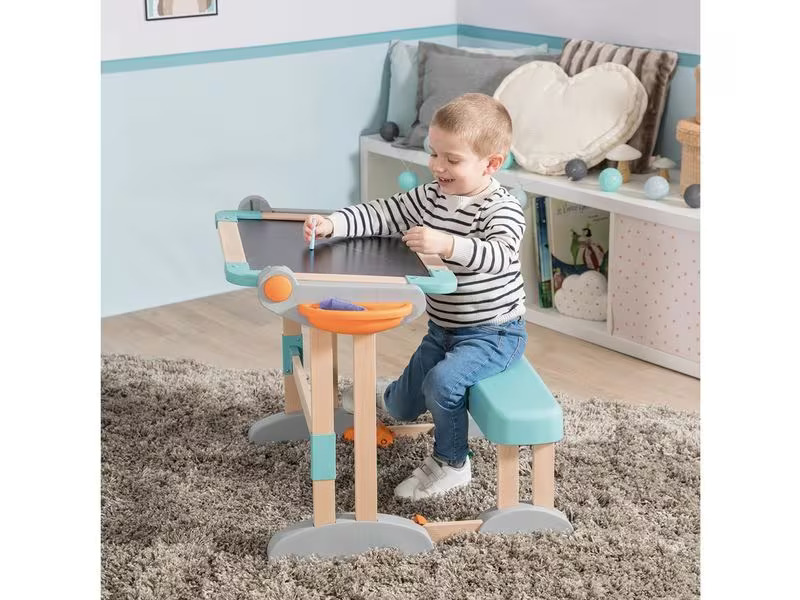 Smoby Holzschchreibtisch 2-in-1