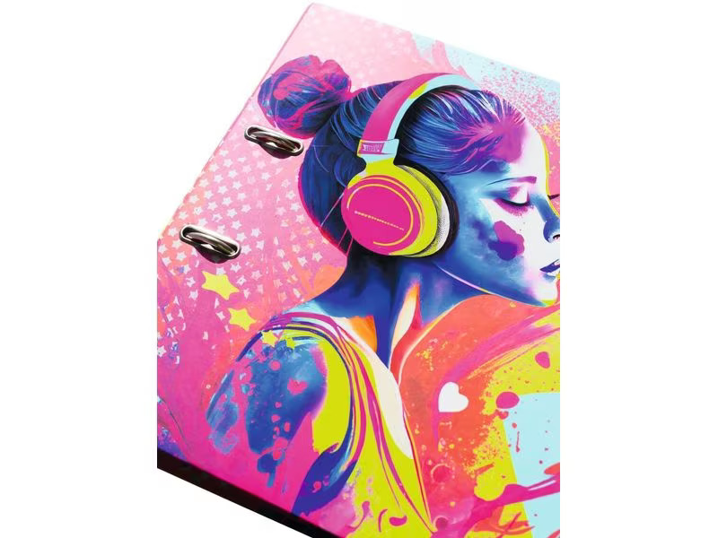 HERMA Ordner Music Girl A4, 7 cm