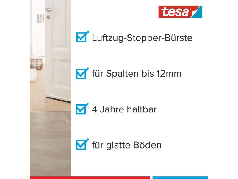 tesa Türdichtschiene Standard, 1 m x 37 mm