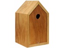 dobar green label Nistkasten Design, 16 x 16 x 28.5 cm, Holz, Braun