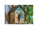 dobar Nistkasten Camouflage Birke, 17.5 x 17 x 33 cm, Holz