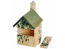 dobar Nistkasten Camouflage Birke, 17.5 x 17 x 33 cm, Holz