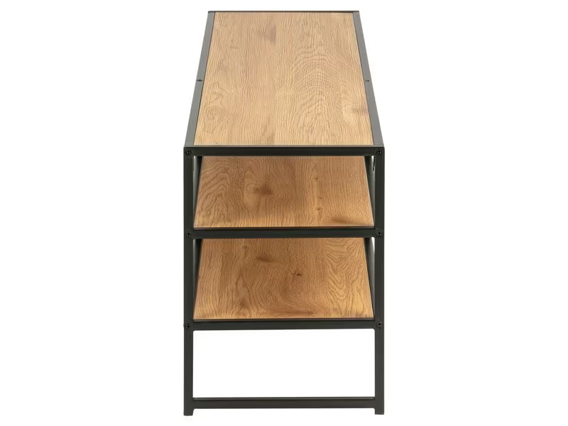 AC Design Konsolentisch Seaford 120 x 33 x 46 cm, Nature/Schwarz
