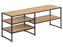 AC Design Konsolentisch Seaford 120 x 33 x 46 cm, Nature/Schwarz