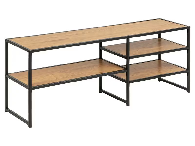 AC Design Konsolentisch Seaford 120 x 33 x 46 cm, Nature/Schwarz
