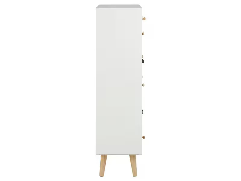 AC Design Kommode Thais 70 cm x 114 cm, Mehrfarbig/Weiss
