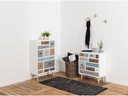 AC Design Kommode Thais 70 cm x 114 cm, Mehrfarbig/Weiss