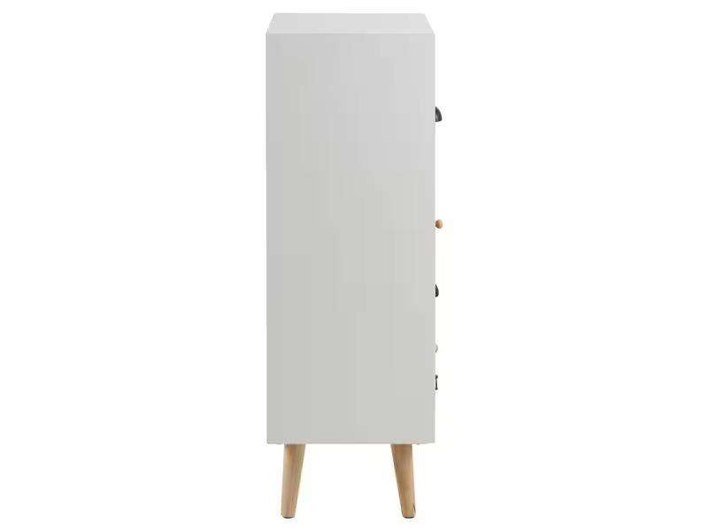 AC Design Kommode Thais 48 cm x 98 cm, Mehrfarbig/Weiss