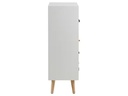 AC Design Kommode Thais 48 cm x 98 cm, Mehrfarbig/Weiss