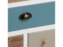 AC Design Kommode Thais 48 cm x 98 cm, Mehrfarbig/Weiss