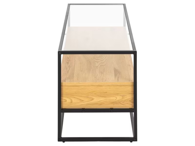 AC Design Konsolentisch Randolf 120 cm x 40 cm, Nature/Schwarz