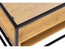 AC Design Konsolentisch Randolf 120 cm x 40 cm, Nature/Schwarz