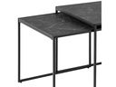 AC Design Couchtisch Infinity 120 cm x 48 cm, Schwarz