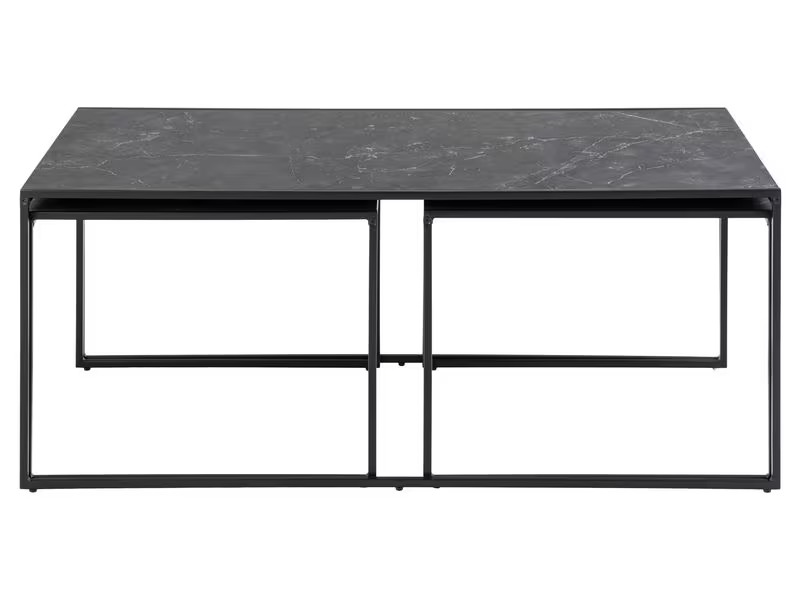 AC Design Couchtisch Infinity 120 cm x 48 cm, Schwarz