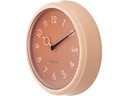 NeXtime Wanduhr Golden Hour Ø 30.5 cm, Pfirsich