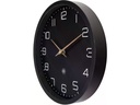 NeXtime Wanduhr Eco Ø 30 cm, Schwarz