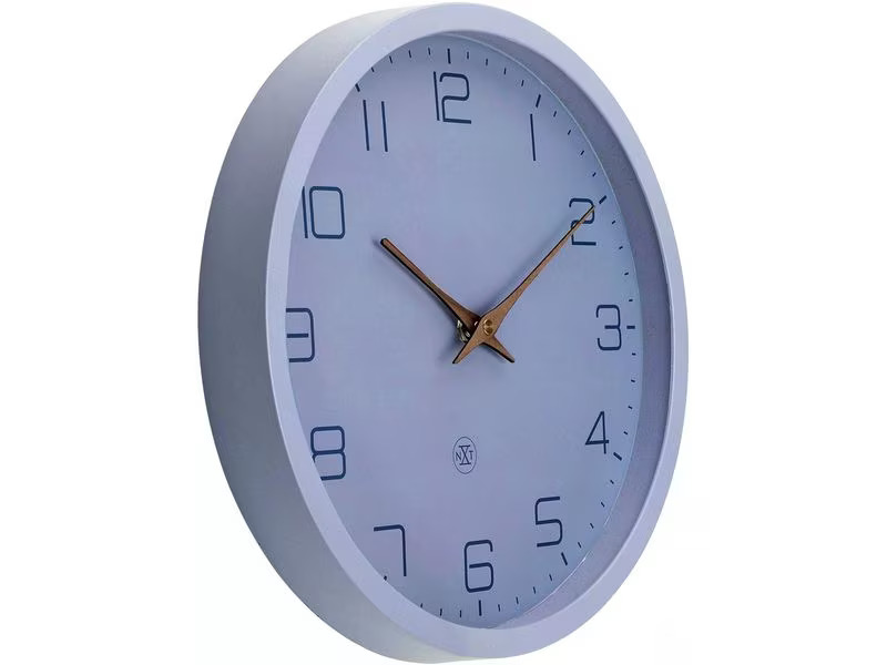 NeXtime Wanduhr Eco Ø 30 cm, Blau