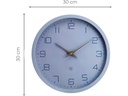 NeXtime Wanduhr Eco Ø 30 cm, Blau