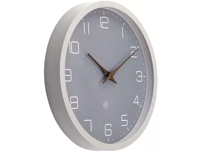 NeXtime Wanduhr Eco Ø 30 cm, Beige